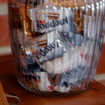 Vorratsglas geriffelt