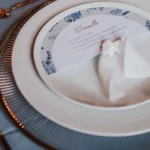 Glas Platzteller Goldrand