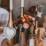 Kerzenhalter Flasche