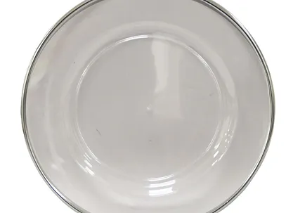 Platzteller Silberrand