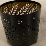 Teelichthalter Schwarz