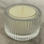 Teelichtglas Rille