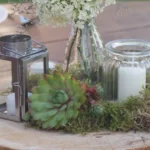 Teelichtglas gerillt