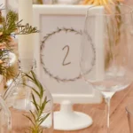 Tischnummer Aufsteller