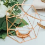 Windlicht roségold / gold