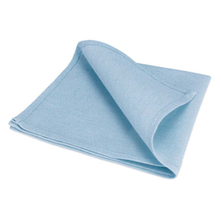 Serviette Hellblau