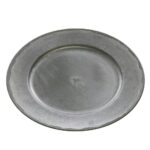 Platzteller Schwarzgrau