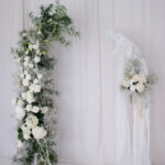 Hochzeitsbogen gewölbt