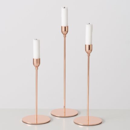 Kerzenhalter Straight (Roségold)