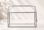 Kartenbox Silber